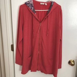 LOGO Lounge zip up hoodie. Size XL